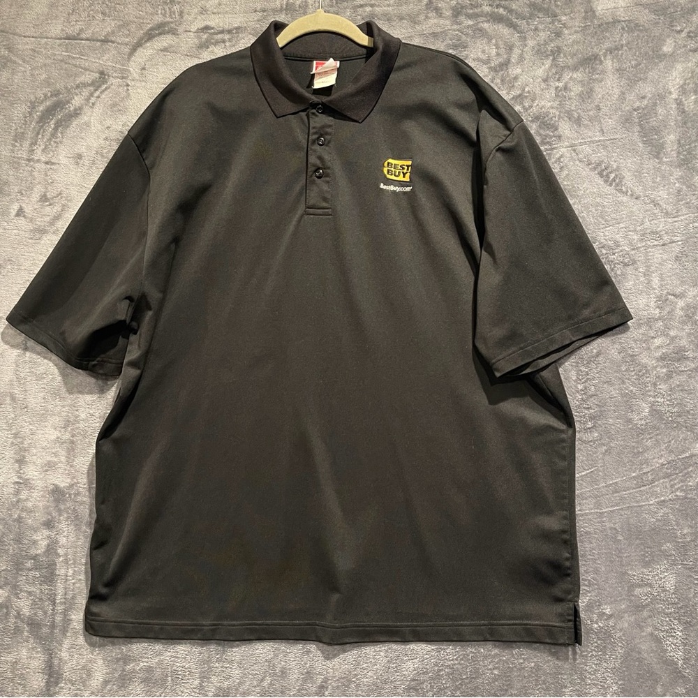 Best Buy Employee Rawlings Black Polo Shirt Men’s 4XL Embroidered Ligo